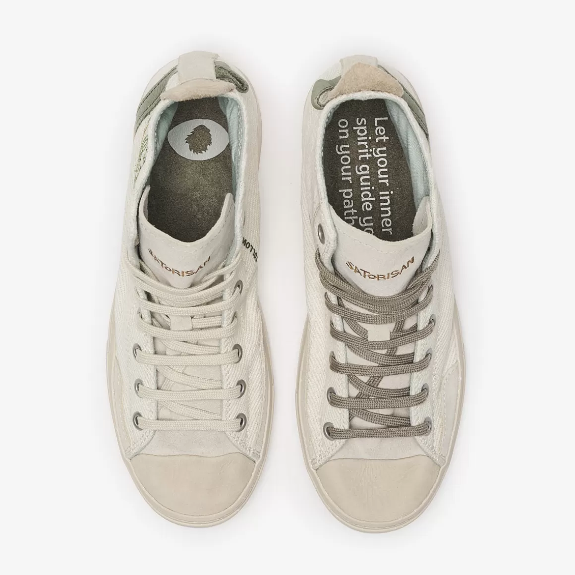 Men Satorisan Trainers-Koto Mid Cotton Vintage