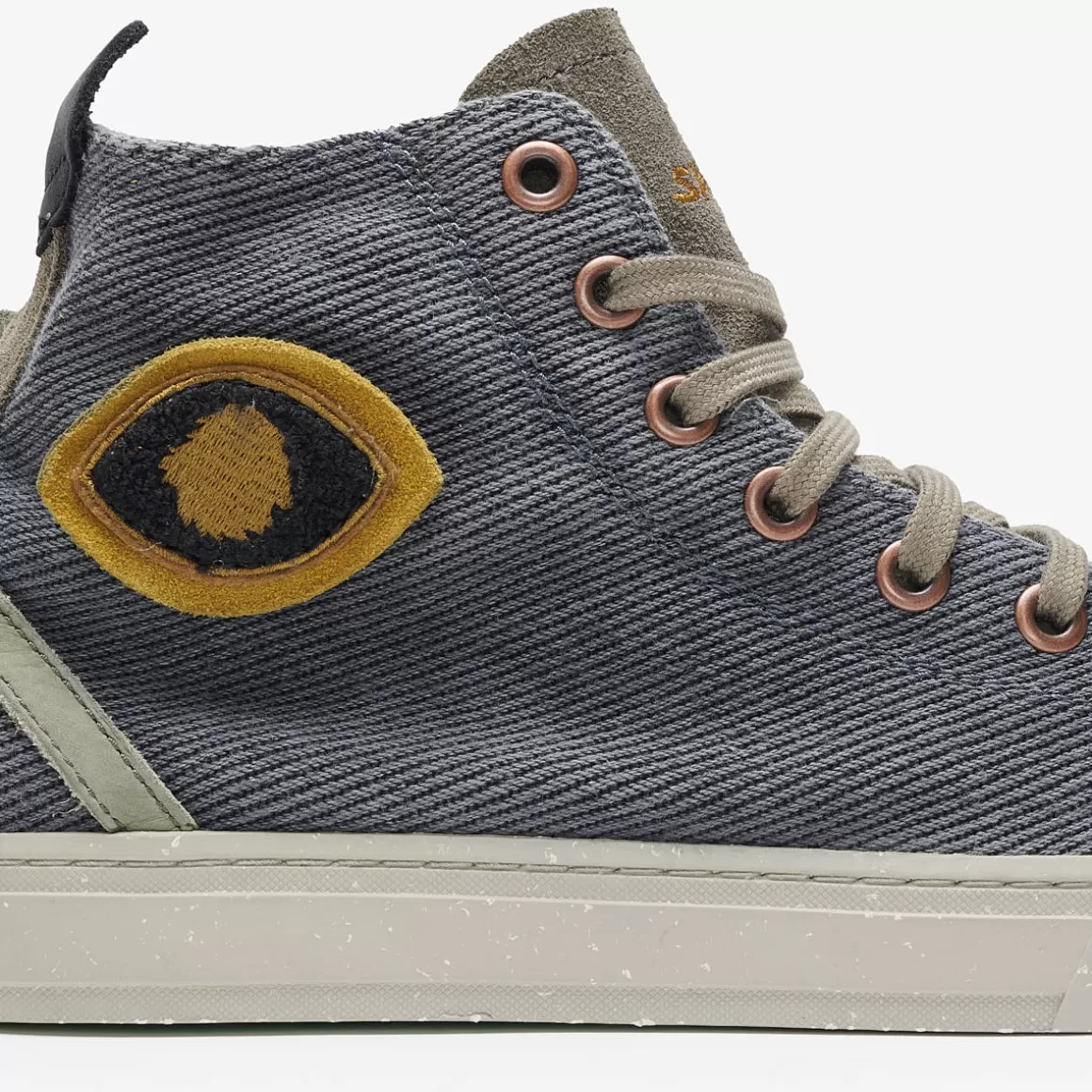 Men Satorisan Trainers-Koto Mid Cotton Vintage
