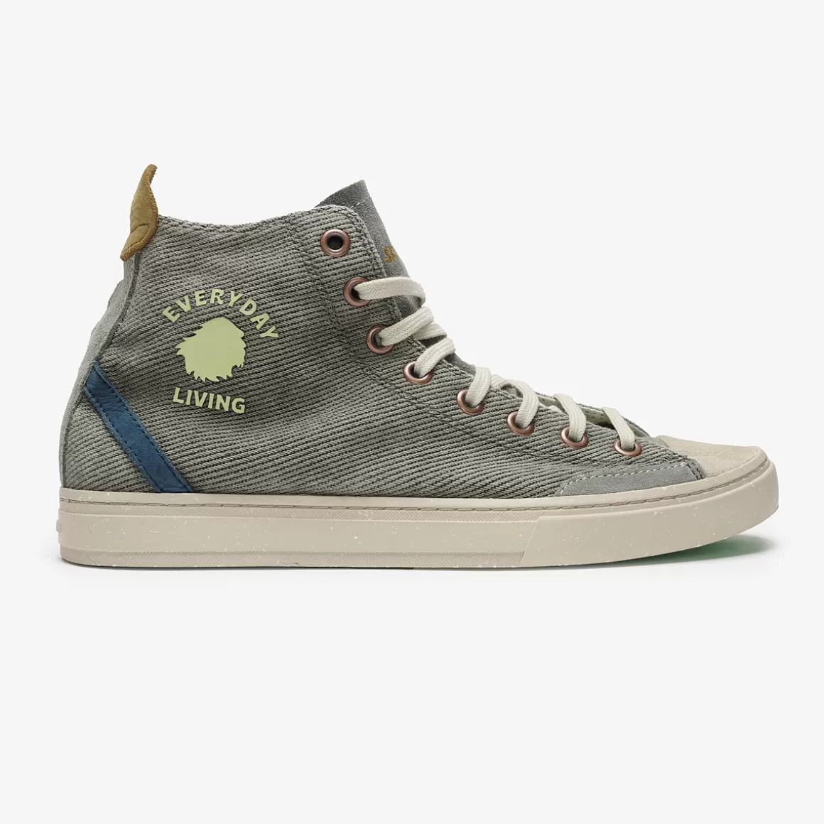 Men Satorisan Trainers-Koto Mid Cotton Vintage