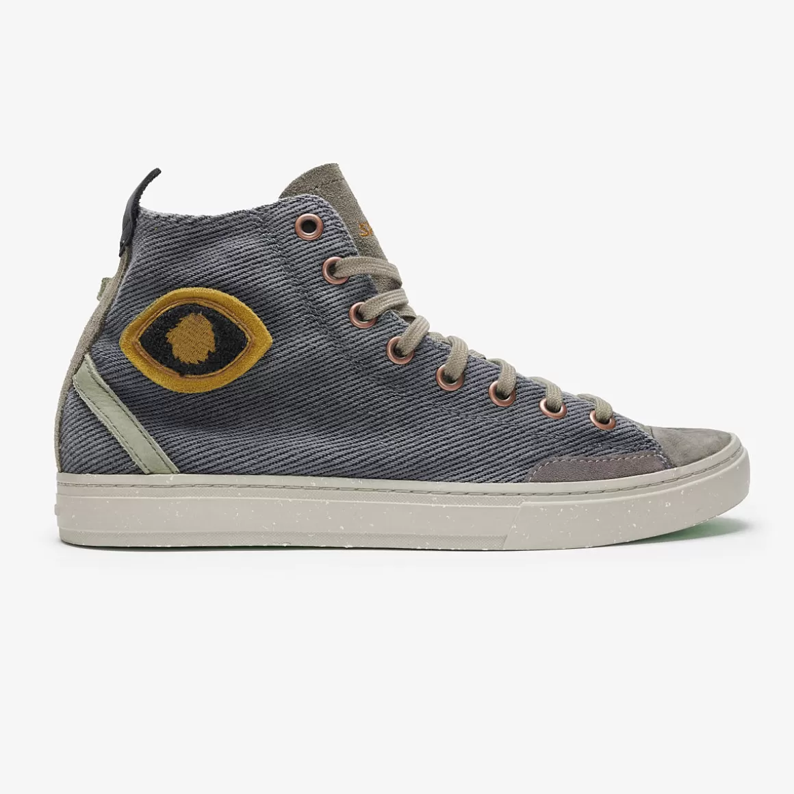 Men Satorisan Trainers-Koto Mid Cotton Vintage
