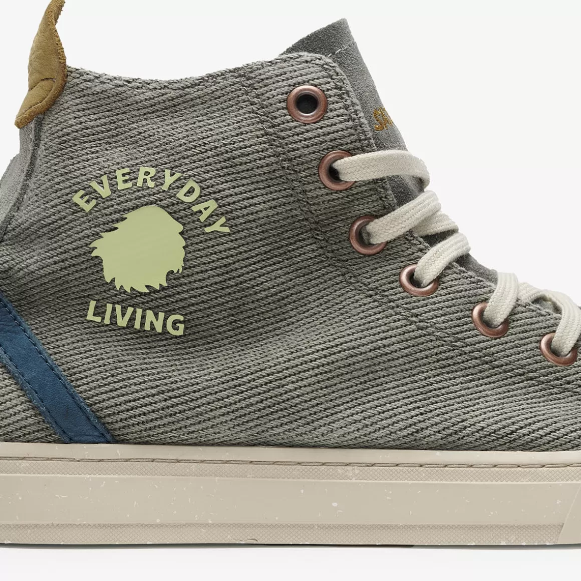 Men Satorisan Trainers-Koto Mid Cotton Vintage